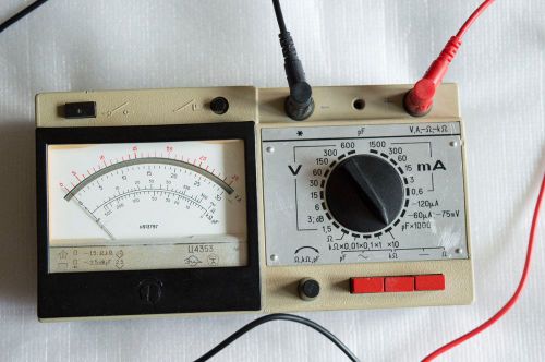 Vintage USSR Analog Multimeter  Soviet Russian C4353