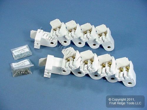 10 Slimline Fluorescent Lampholder Light Sockets T8 T12