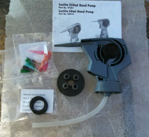 Loctite 97001 precision peristaltic hand pump. NIB. Free ship. For 250ml bottle.