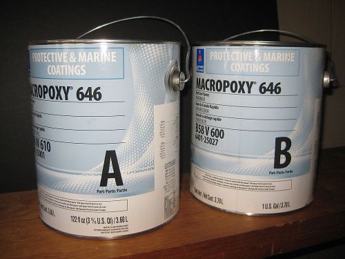 Sherwin williams macropoxy 646 part a + b marine coating paint b58 w 610 v 600 for sale
