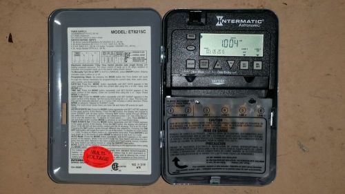 INTERMATIC ET8215C Electronic Timer, Astro 7 Days, 2-circuit