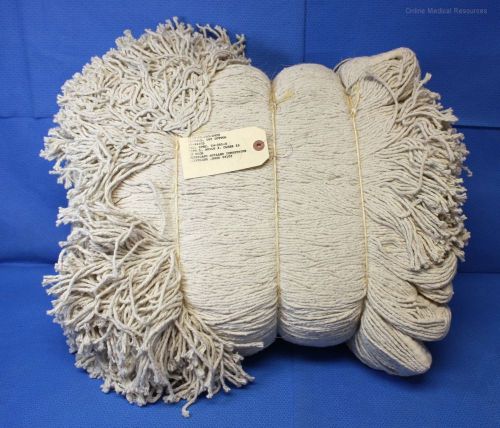 12 Each Cotton Mop Head Mophead 4-Ply 20 oz. 6&#034; Band