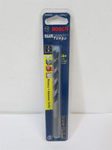 Bosch hcbg12t, 3/8&#034; x 6&#034; blue granite turbo hammer drill bit for sale