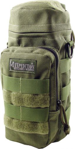 Maxpedition MX325G 10&#034; x 4&#034; Bottle Holder Green - Fits 32oz / 1L Nalgene bottle