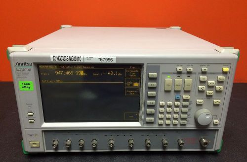 Anritsu MG3670B Signal Generator opt&#039;s 03/MG0303B/MG0301C