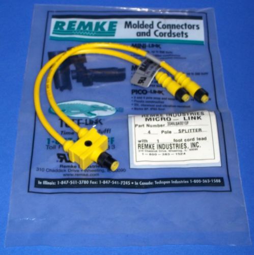 REMKE INDUSTRIES 600V 4-POLE 1 FOOT MICRO-LINK IN-LINE SPLITTER, 304ILSA0010F