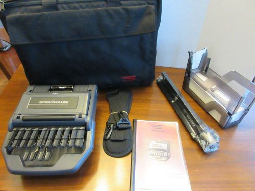 Court Reporting Machine Stentura 200 with Accessories Stenograph