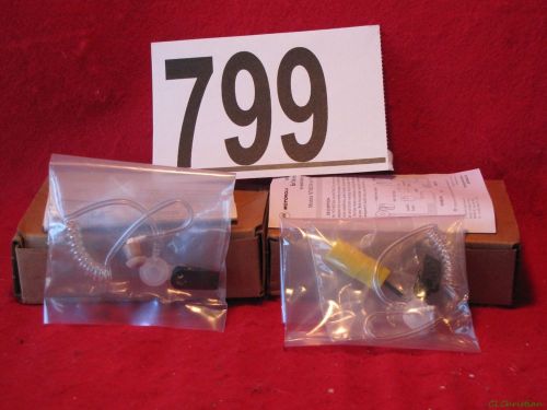 New ~ motorola surveillance extreme noise ntn8370a &amp; low noise kit ntn8371a #799 for sale