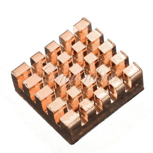 3pcs self-adhesive pure copper heatsink cooling kit 11x11x5mm for raspberry pi for sale