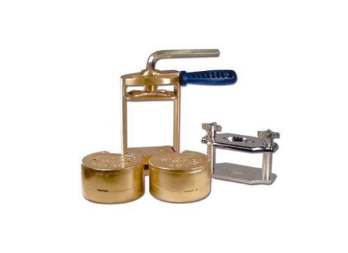 Dental laboratory lab press compress with two flask bronze + reline jig for sale