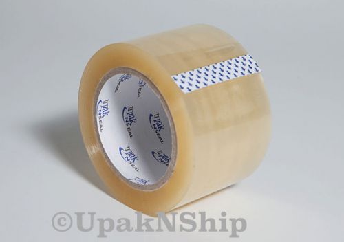 48 ROLLS ACRYLIC CARTON SEALING TAPE 3&#034; x 110 yard 2 Mil +FREE EXPEDITED SHIP