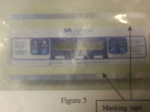 An S/R Instruments scale keypad part