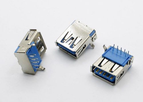 2pcs USB 3.0 Type-A Female 9 Pin Dip Socket Connector HW-UAF-30-02