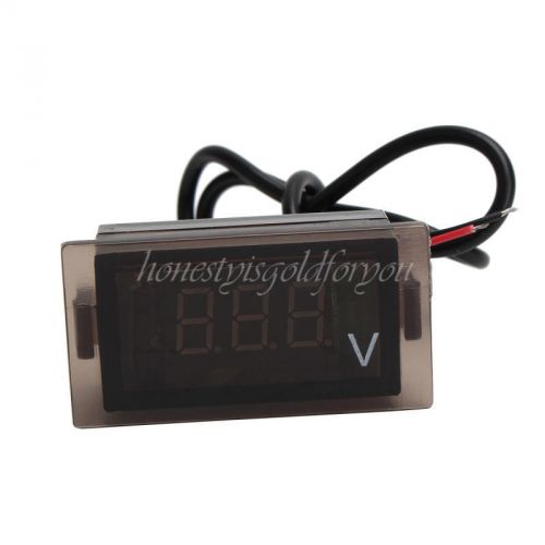 Hot DC 8V-24V Green LED Display Digital Voltage Voltmeter Panel Motor Motorcycle