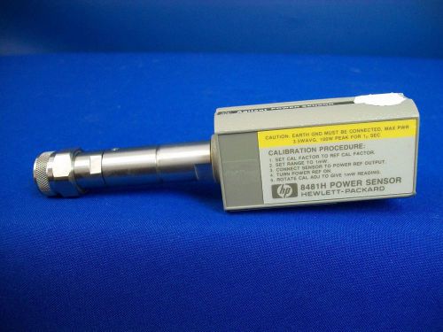 Agilent 8481H  Power Sensor, 10 MHz to 18 GHz, -10 to +35 dBm