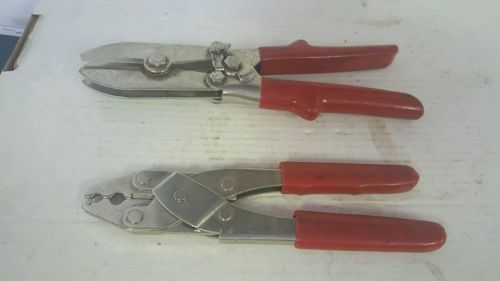 Malco C5 Pipe Crimper 5 Blade Sheet Metal HVAC Pliers Tool Crimper Stripper tool