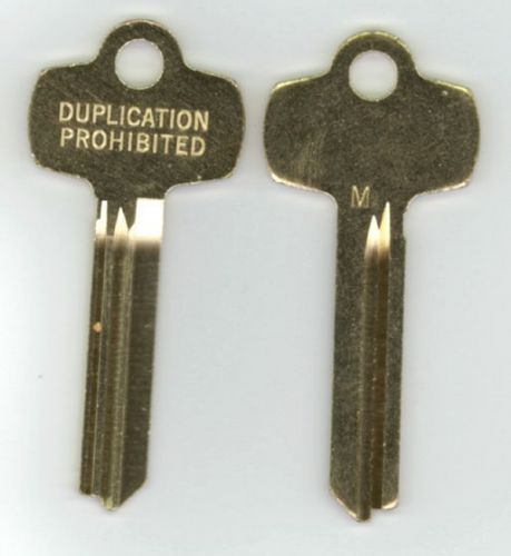 Best M Duplication Prohibited Look a Like Key Blank X2