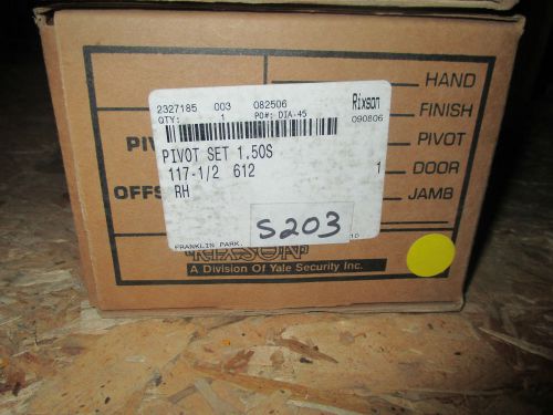 Rixson 117 R.T RIGHT Hand Door Closer  US26D