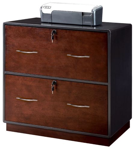 Everlast Onyx Black 2 Drawer Locking Lateral File Cabinet