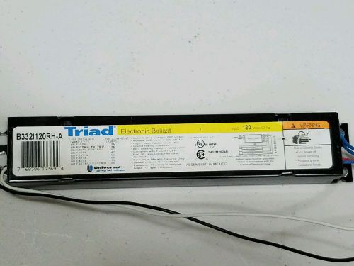 Universal triad ballast 120v 2 or 3 lamp t8 (2 lot) for sale