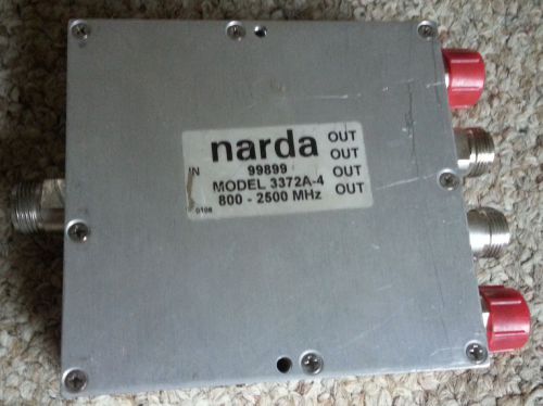 Nardo 99899 3372a-4 4 way signal splitter 800 - 2500 mhz for sale