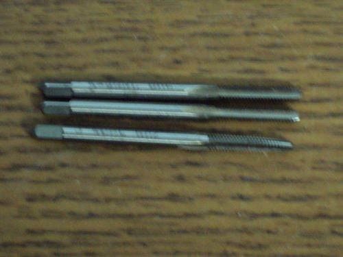 New gtd greenfield tool &amp; die tap set 7-56 nc gh1 3 flute bottom plug taper for sale