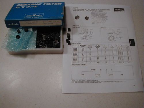 Murata 455 KHz Ceramic Filter, 30 KHz wide Model CFUS-455BY, NOS, WJ