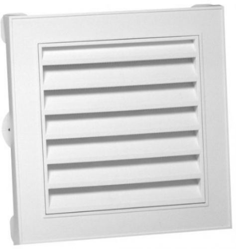 Duraflo 626045-00 18-Inch Square Gable Vent Wide trim ring 44 Sq. Inch White