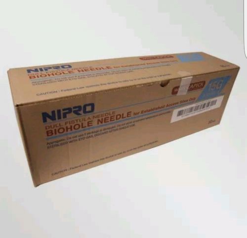 NIPRO Biohole Needle With Capick Scab Remover NEW Box Of 50