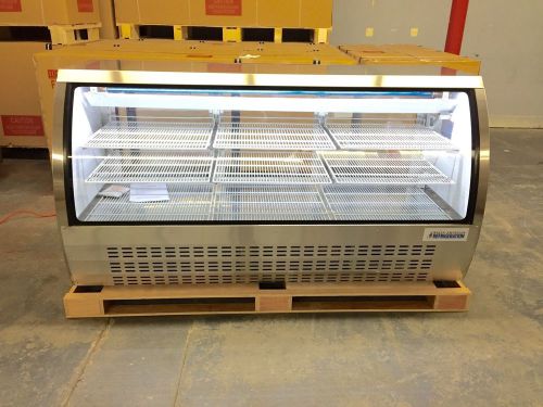 DELI CASE NEW 6&#039; GLASS SHOW CASE REFRIGERATOR COOLER DISPLAY Bakery Pastry  8&#039;