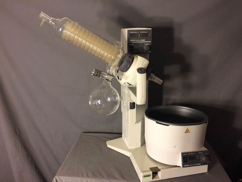 Working Buchi R-205 Digital Rotary Evaporator with Digital WaterBath and Glass