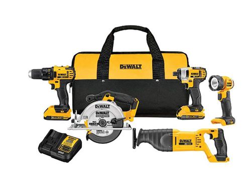 DEWALT 20-Volt Max Lithium-Ion Cordless Combo Kit (5-Tool)