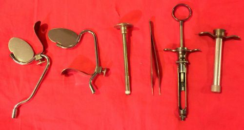 6 ASSORTED  DENTAL INSTRUMENTS