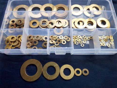 151pcs m2 m2.5 m3 m4 m5 m6 m8 m10 m12 m14 m16 brass washer copper wahsers set for sale