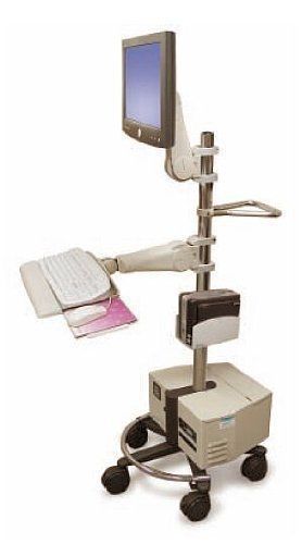 Ergotron 90-015-100 Mobile Work Stand Handle - Chrome