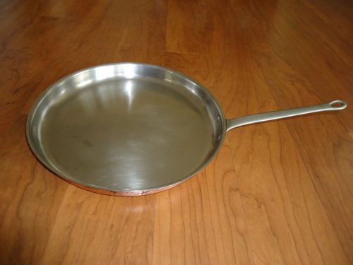 12.5&#034; Scavullo Legions Utensils Copper &amp; Stainless Steel Frying Pan