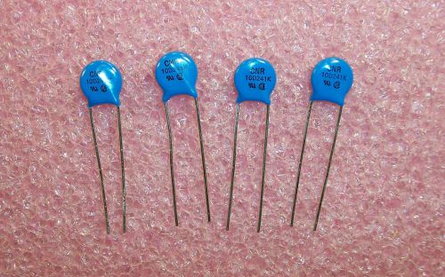 QTY (500) CNR-10D241K 240V 10mm ZINC OXIDE VARISTORS NOS 10D241K CNR