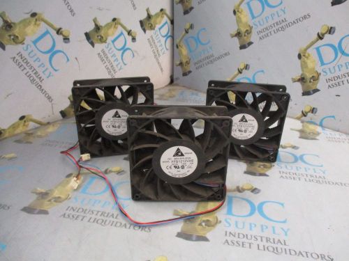 Delta ffb1212vhe 1.50 a 12 vdc dc brushless fan lot of 3 for sale