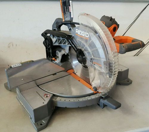 RIDGID R41221 15-Amp 12 in. inch Dual Bevel Miter Saw 6650 E