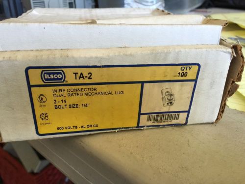 Ilsco TA2 Aluminum Mechanical Lug Lot of 40