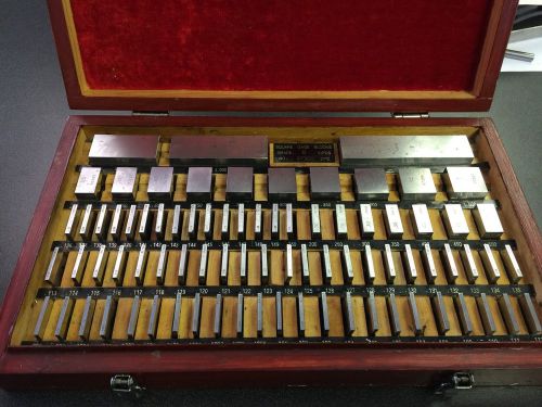 81 pcs Square Gauge Block set