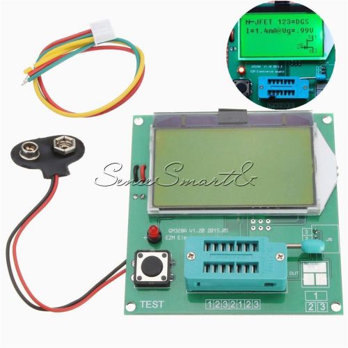 Digital lcd gm328a transistor tester capacitance lcr esr meter mos/pnp/npn v2po for sale