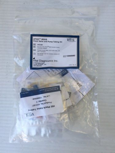 VITAL DIAGNOSTICS ATAC 8000 PINCH VALVE AND PUMP TUBING KIT REF 415-001