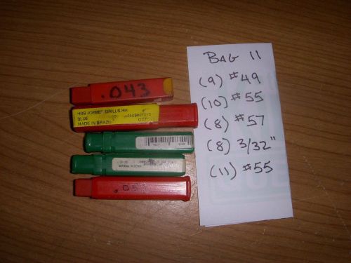 Mixed Lot of (5) Boxes of Drills ..NIB..Bag 11