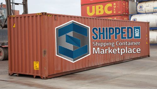 40ft high cube wind and water tight shipping container - construction / storage for sale