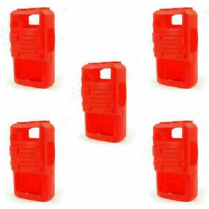 5x Rubber Soft Handheld Case Holster For BaoFeng UV-5R/5RA/5RE Plus Radio RD EP