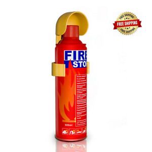 Fire Stop Fire Extinguisher Spray Can, Portable Car Safety Emergency Suppressant