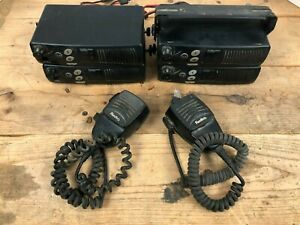 X4 Motorola Radius SM50 UHF Model M34DGC20A2AA Radios w/2 Mics + 1 Bracket USED