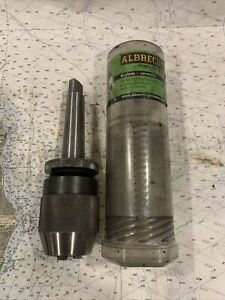 NICE ALBRECHT KEYLESS DRILL CHUCK 5/8&#034; W/ MT3 SHANK