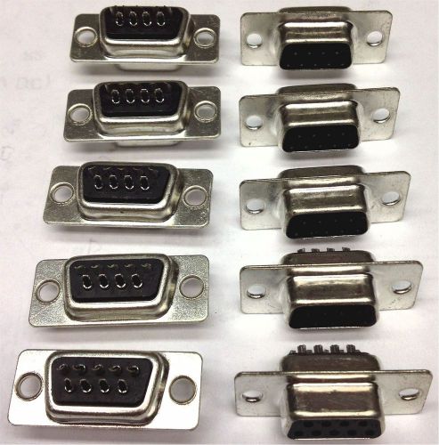 Qty 10, DB9 Female Connectors, Ships from USA